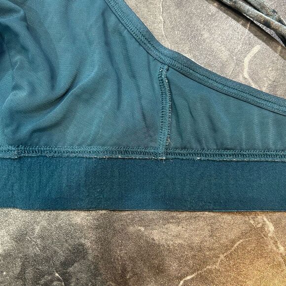 Victorias Secret Pink 2017 Unlined Women’s Medium Blue Bralette - Picture 3 of 8